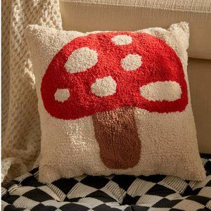 Urban Outfitters Mini Mushroom Throw Pillow - NWT